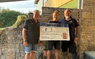1.500 Euro für Dunkelziffer e.V. erwandert